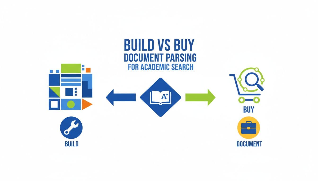 Build vs Buy Document Parsing for Academic Search