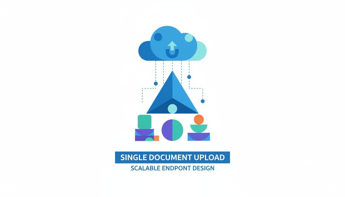 Single document upload endpoint design that scales