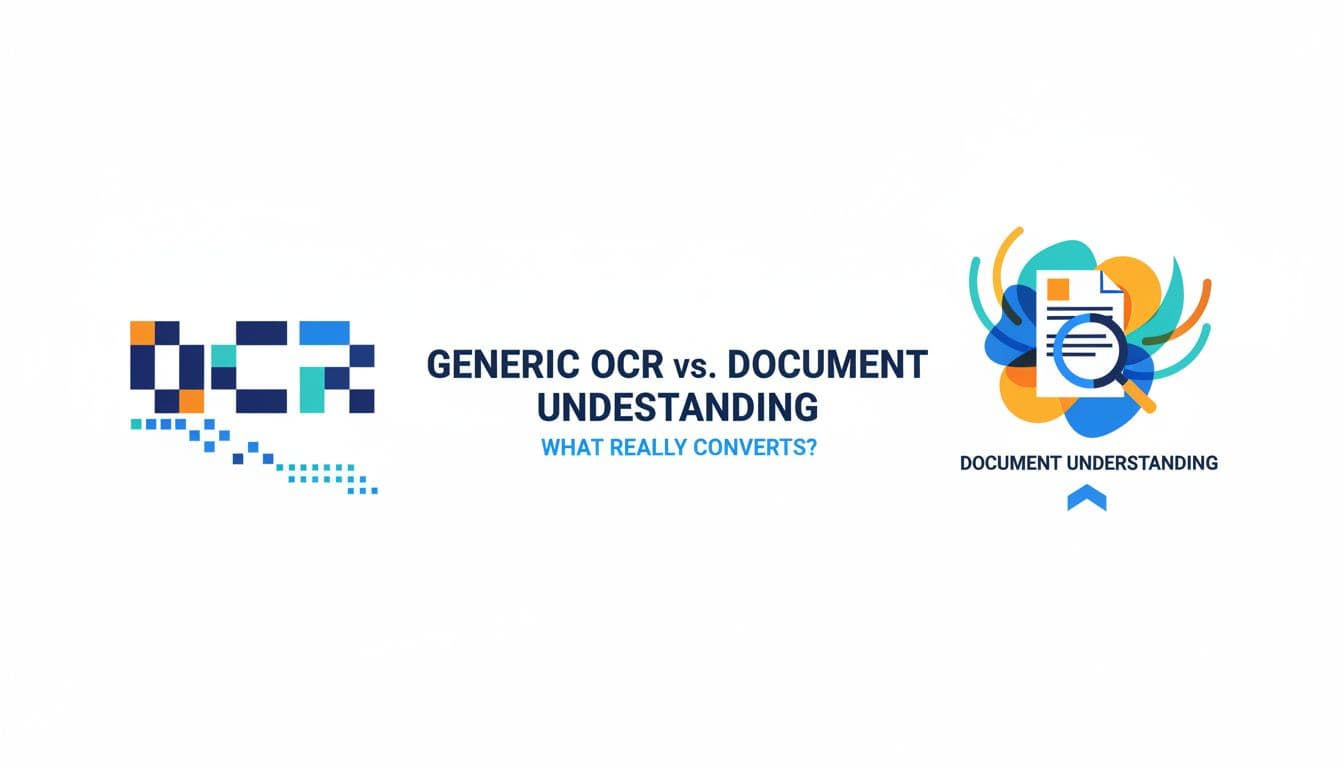 Generic OCR vs document understanding: what really converts
