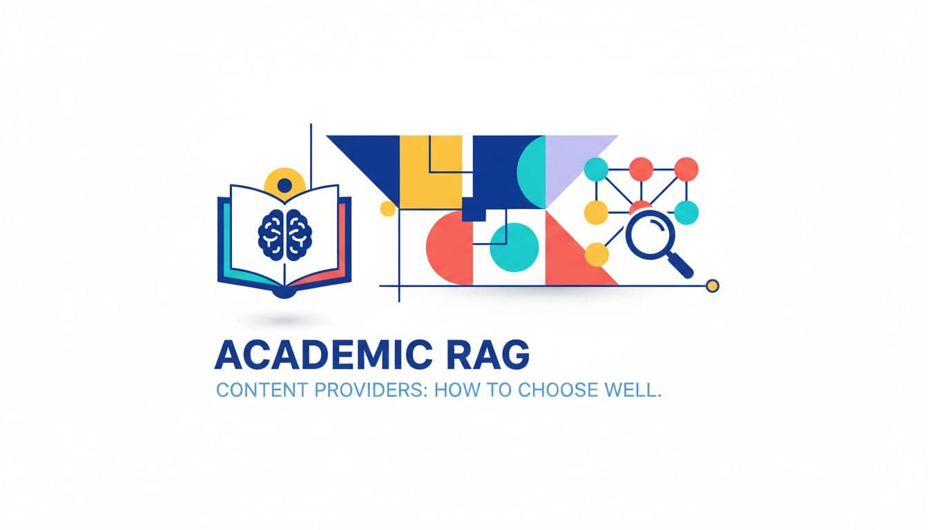 Academic content providers for RAG: how to choose well